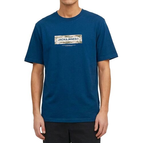 Jack &amp;amp; Jones Mu&amp;scaron;ka majica kratkih rukava Jcobreeze Branded Tee Ss Crew Neck Fst, Teget Slike