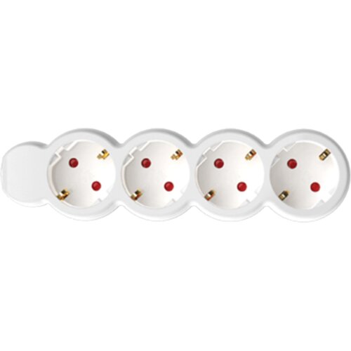 Home Produžni kabl, 4 utičnica, 1.5mm², 3 met, bijeli – NV 4-3/WH/1.5 Cene