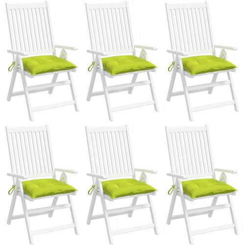 vidaXL Jastuci za palete 6 kom jarkozeleni 50x50x7 cm tkanina Oxford Cijene