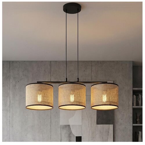  visilica na sajli eco 3xE27/15W/230V bež/ratan Cene