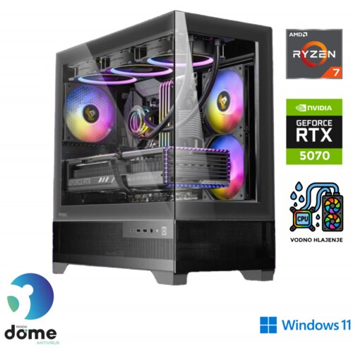  Gaming računalnik ANNI Gamer Extreme R7 7800X3D /RTX5070/32GB/2TB/W11H (ATPII-G8-1344-W) Cene