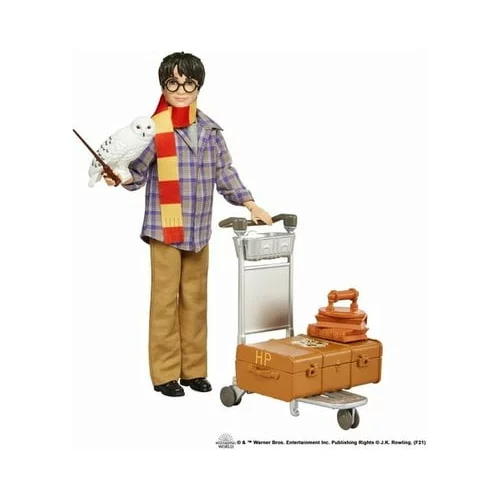 Mattel Harry Potter - Peron 9 in 3/4, Komplet za igro s Harryjem Potterjem & Hedwig