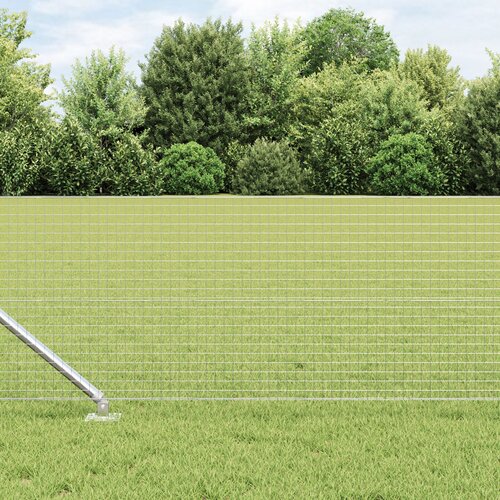 VidaXL Zavarena žičana ograda s 13 klinova 0.4x50 m Pocinčana čelika Slike
