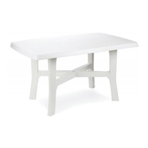 Green Bay baštenski sto plasticni 138 x 88 x 72cm - beli rodano ( 030760 ) Cene