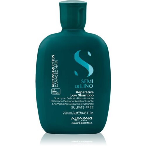 ALFAPARF MILANO Semi Di Lino Reconstruction Reparative Low Shampoo 250 ml &amp;scaron;ampon o&amp;scaron;tećenu kosu za žene Slike