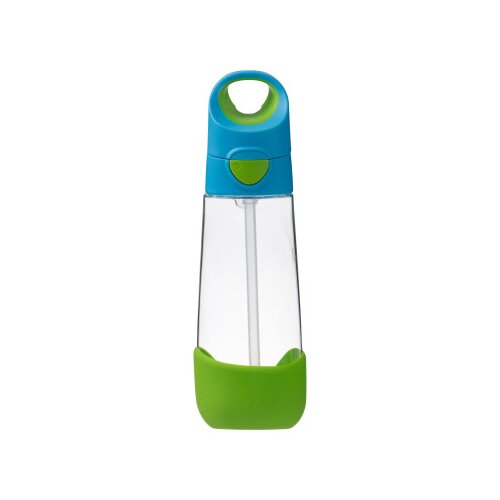 b.box Plastenka za pitje s slamico 600 ml – modra/zelena Cene
