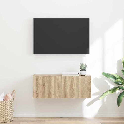 TV zidni ormar Sonoma 78,5 x 31 x 29,5 cm Konstruirano drvo Cene