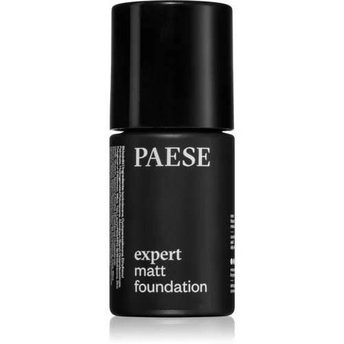 Paese Expert Matt Foundation matirajoči penasti tekoči puder za mešano do mastno kožo Light Beige 30 ml