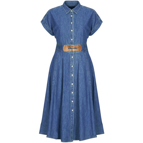 Polo Ralph Lauren Dolge obleke ERLAINA Modra Slike