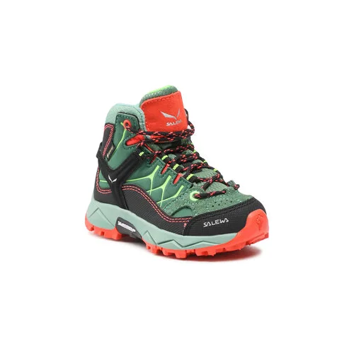 Salewa Trekking čevlji Jr Alp Trainer MId Gtx GORE-TEX 5960 Zelena