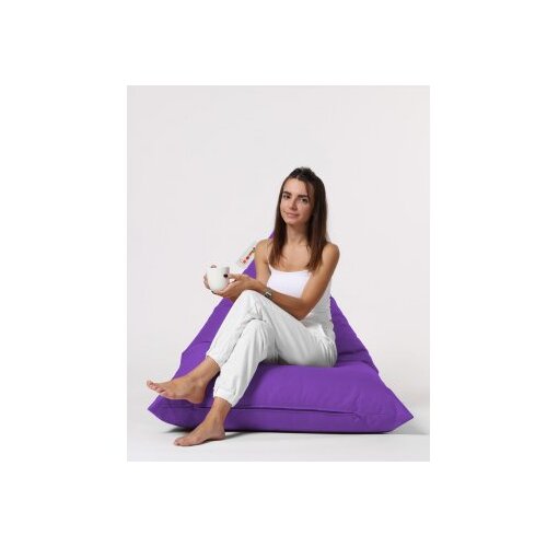Atelier Del Sofa lazy bag Pyramid Big Bed Pouf Purple Slike