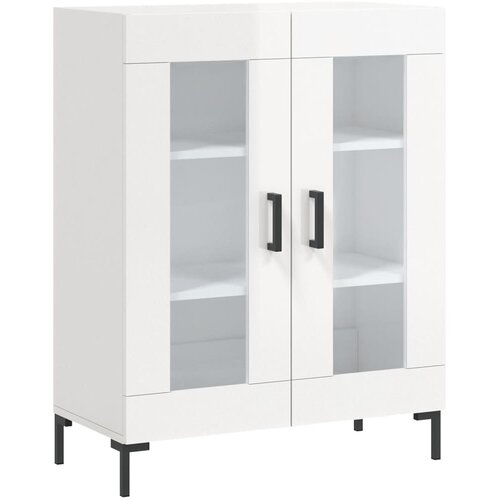 Maison Chic Komoda - Predalnik visok sijaj bela 69,5x34x90 cm inženirski les, (21722740) Slike