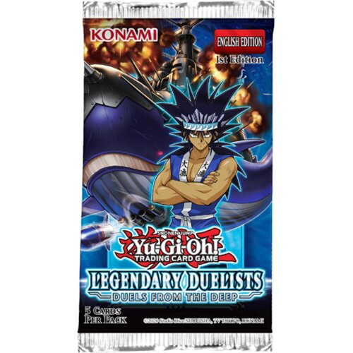 Konami Yu-Gi-Oh! TCG: Duels From The Deep Booster Pack (Single Pack) [1st Edition] Cene