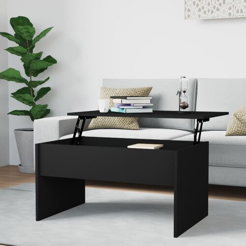 VidaXL stolić za kavu crni 80 x 50,5 x 41,5 cm od konstruiranog drva Slike