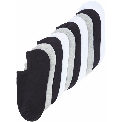 Trendyol Multi-Colored Men's 10-Pack Cotton Basic Solid Color Sneaker-Short-Ankle Socks Cene