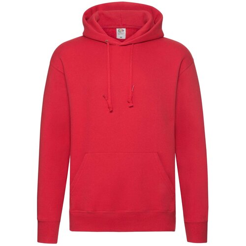 Fruit Of The Loom Czerwona bluza męska z kapturem Hooded Sweat Cene