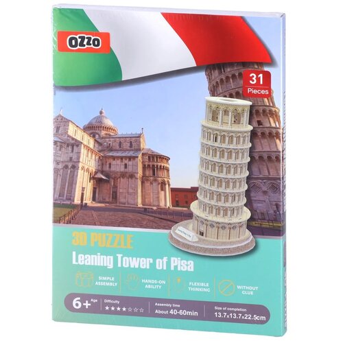 Ozzo 3D Puzzle, 3D slagalica,Krivi toranj u Pizi, 31k Cene