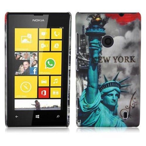 Cadorabo CARE, združljiv z Nokia z New Yorkom - Kip Of Liberty Print - Trda za&scaron;čitna kritje v trendovskem oblikovanju, (20567513) Cene