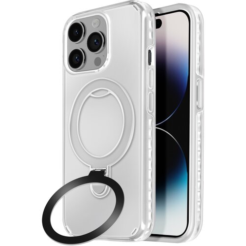 AVIZAR Trdo ohi&scaron;je MagSafe za iPhone 14 Pro Max z zložljivim stojalom, Bela, (5000016070) Cene
