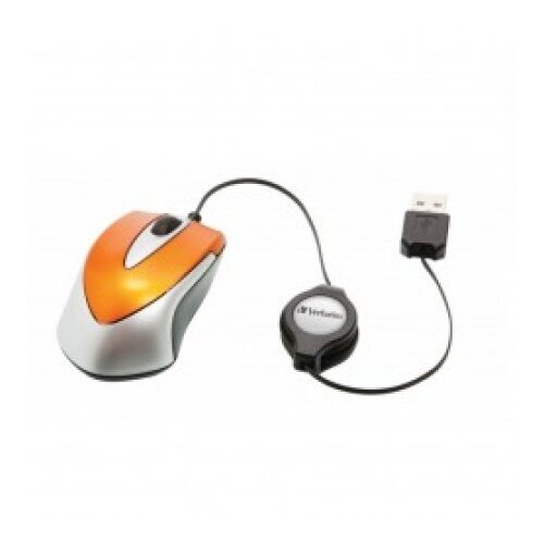 Verbatim usb go-mini optical travel orange miš ( MISV49023 ) Cene