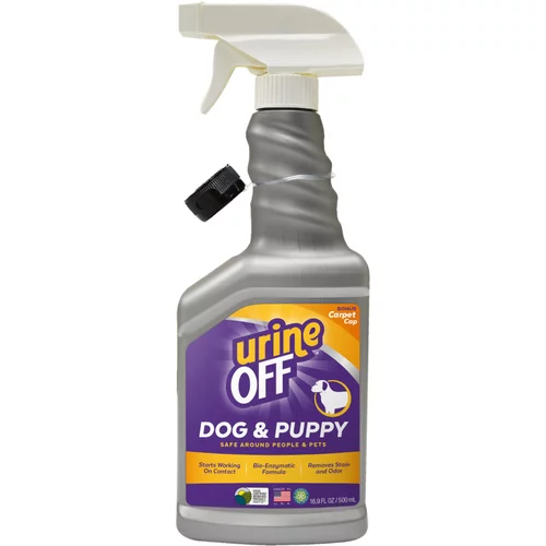 Urine Off Razpršilo za odstranjevanje vonja in madežev za pse - 500 ml