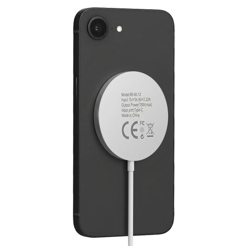 Oem Mayaxess, Polnilnik za iPhone 16e Magsafe magnetni 15W, Bela, (5000275815) Cene