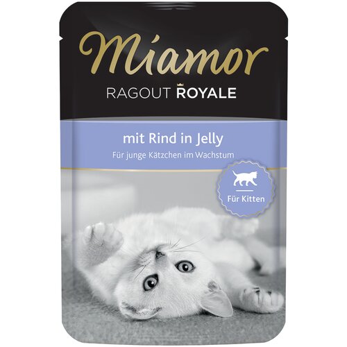 Miamor Ragout Royale 22 x 100 g Kitten - Govedina Slike