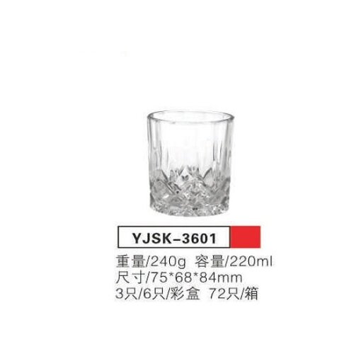 Staklena casa za vodu 6/1 220ml YJSK-3601 Slike