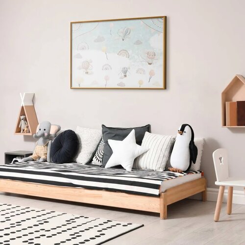  Plakat - Adventure Among the Clouds 42x29.7 Zlatni okvir Cijene
