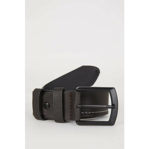 Defacto Man Square Clasp Faux Leather Slike