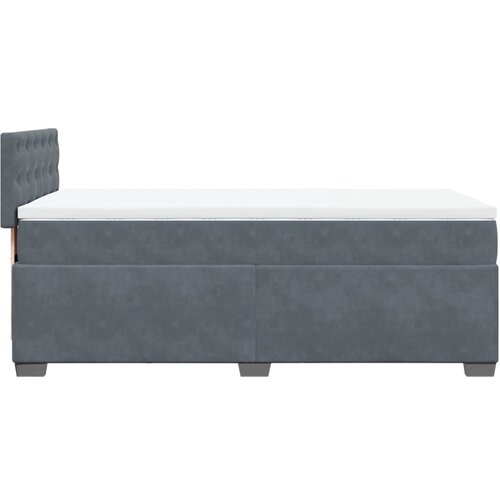 Box spring krevet s madracem tamnosivi 90x190 cm bar&amp;scaron;unasti Slike