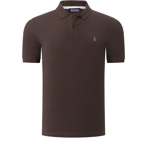 Dewberry T8561 MEN&amp;#039;S TSHIRT-PLAIN BROWN Slike