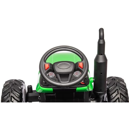Lean Toys Otro&amp;scaron;ki traktor 24V s prikolico svetlo zelena Slike