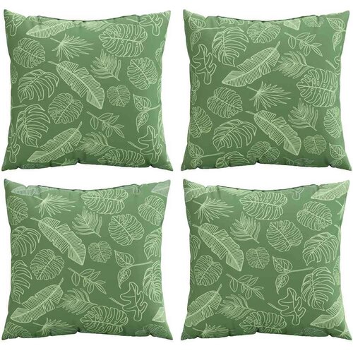  Jastučići za raspr&amp;scaron;enje 4 pcs Uzorak lista 50 x 50 cm Poliester - Uzorak li&amp;scaron;ća 50 x 50 cm Slike