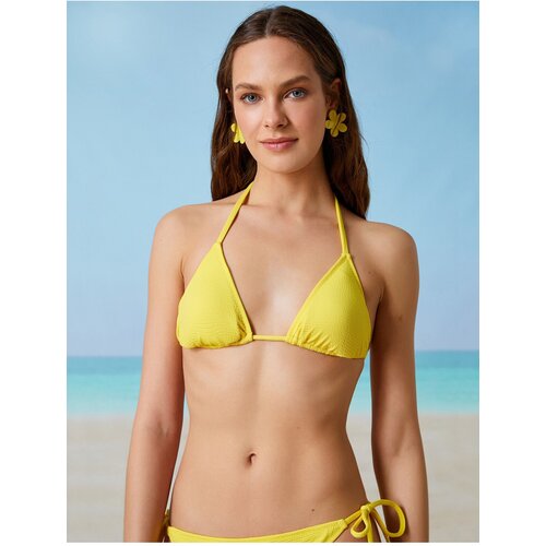 Koton bikini top - yellow - plain Slike