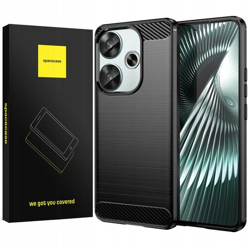 Spacecase OVITEK ZA POCO F6 5G BLACK CARBON PROTECTION, (21967723) Cene
