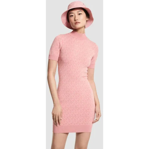 Michael_kors Dress - ECO MK DOT MOCK NK DRS pink