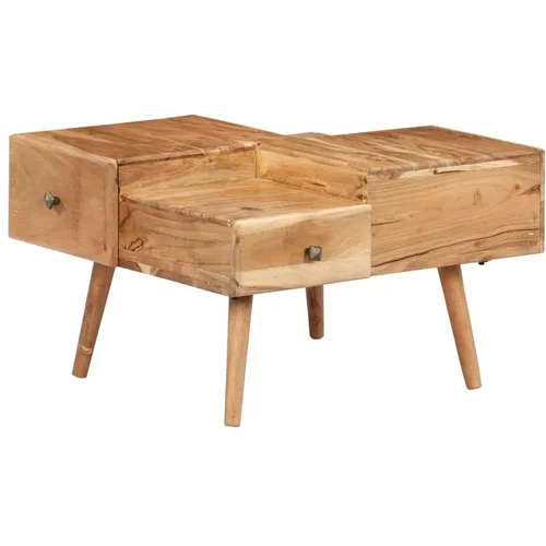  Klubska mizica 70x60x42 cm trden akacijev les