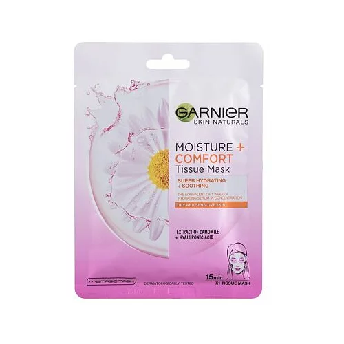 Garnier skin naturals moisture + comfort hidratantna i umirujuća tekstilna maska 1 kom