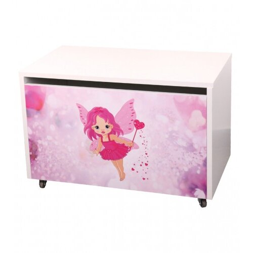 Happy Kitty Kutija za igračke drvena 70x40x40cm Kitty bajka Slike