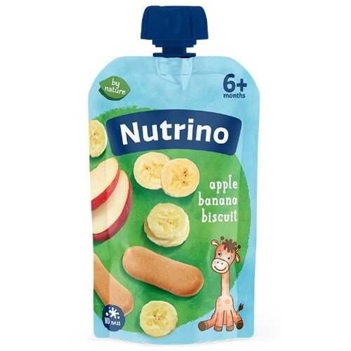 Nutrino voćni pire jabuka banana keks 100g Cene