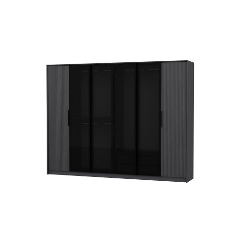 Hanah home Ormar Kate Luxe-4806, 274x210x52 cm, Antracit Slike