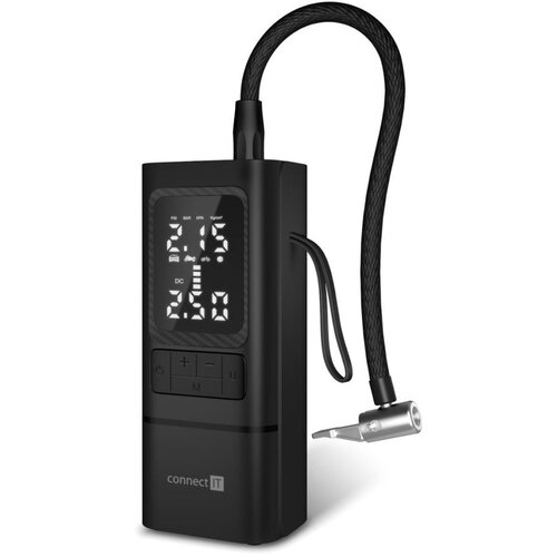 Connect IT CFF-4500-BK - Digitalni džepni kompresor AirFlow 80W/6000 mAh crni Cene