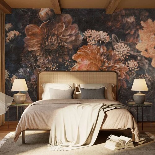 Foto tapeta - Retro Flowers - Third Variant 500x350 Cene