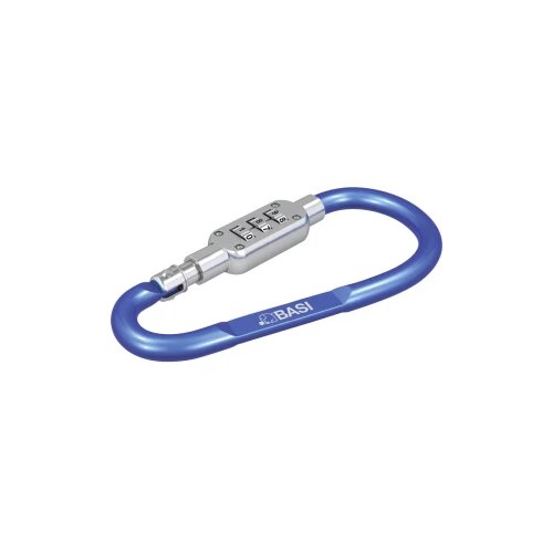 Basi 0006-0104-1300 - karabiner kuka - anodizirani aluminij - 3-znamenkasta brojčana kombinacija - plava - 0006-010 Cijene
