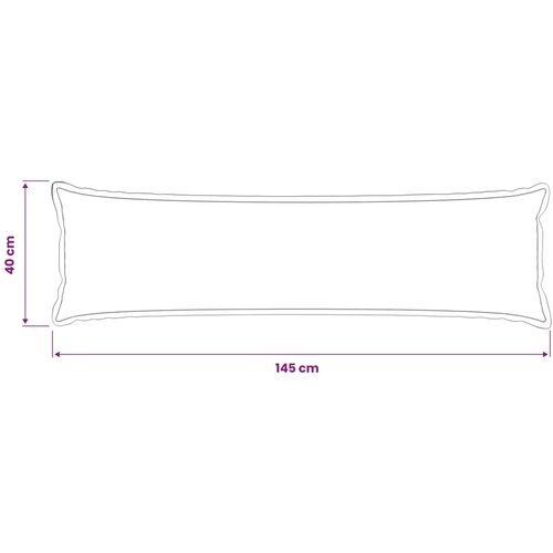  Jastuk s jastukom HOUTEN Sivosmeđa 40 x 145 cm Umjetni lan - Sivosmeđa 40 x 145 cm 1 Slike