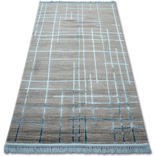 RugsX Preproge Preproga AKRIL MANYAS 191AA Siva/Modra Strižice 80x150 cm Siva Cene