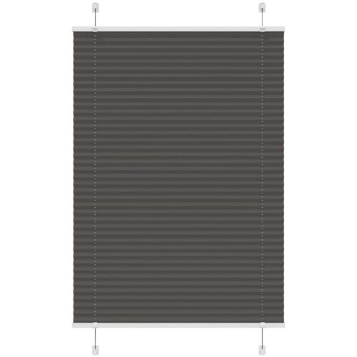 vidaXL Plisirana roleta crna 90x100 cm širina tkanine 89,4 cm Cijene