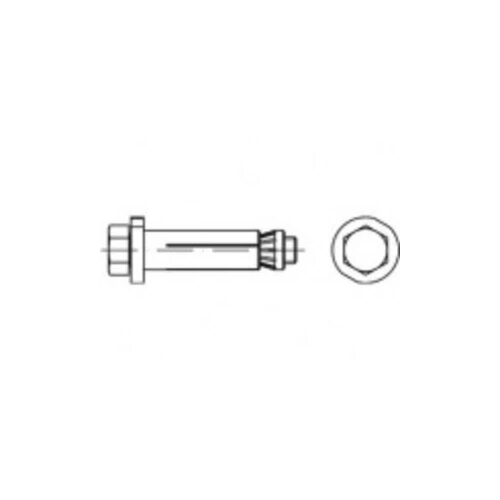  Stavka 82031 A 4 HBFF LINDAPTER-HOLLO-BOLT FlushFit f. Potpuno uvlačenje na udubljenu dionicu: FF 08-2 (70/45) (1 komad) 70 mm 1 Cijene