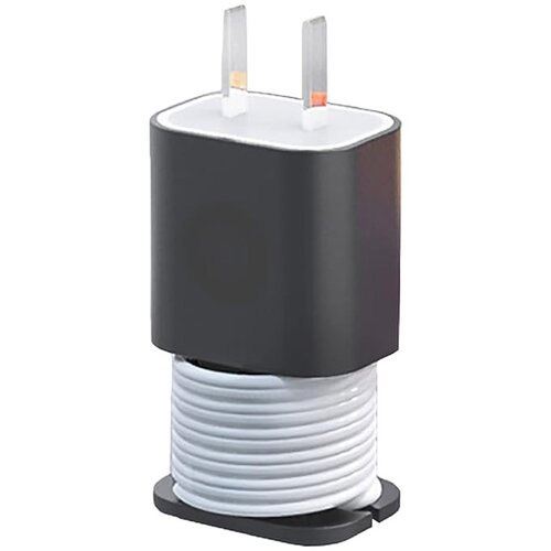  silikonski organizator kablova za punjače crni Cene